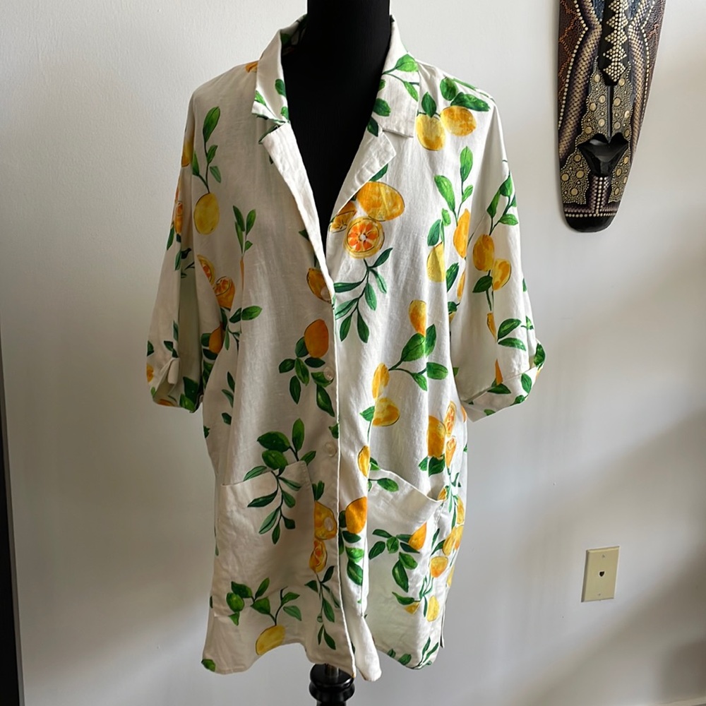 Zara Lemon dress